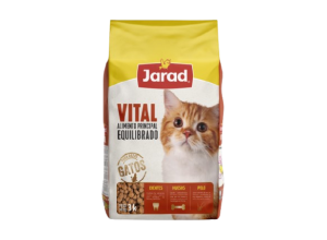 Jarad vital cat food Tri-colour גארד ויטל מזון חתולים בוגרים צבעוני בקר (3 ק"ג)