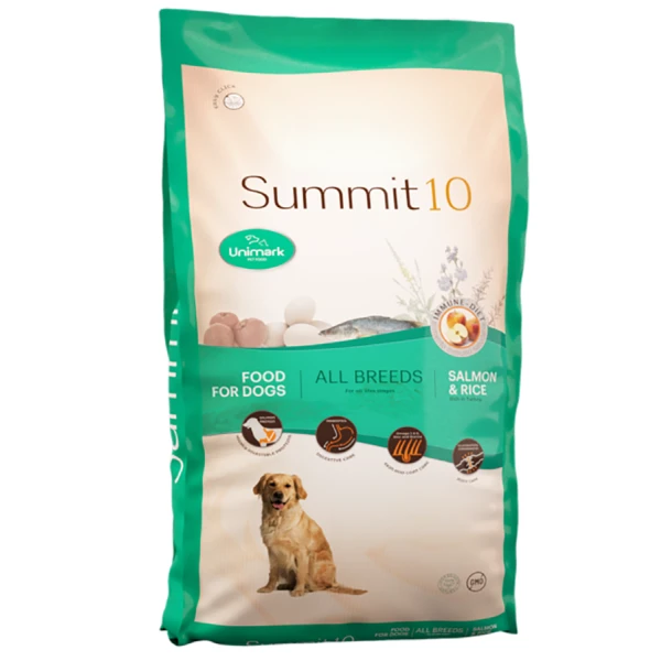 סאמיט 10 כלב סלמון ואורז 15 ק"ג