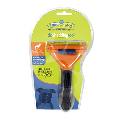 מסרק פרמינייטור M לכלבים קטנים–בינוניים | לפרווה קצרה